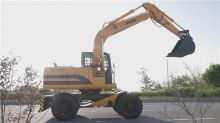 China XCMG New 15 ton Wheel Excavators XGE150W with 0.75m3 bucket